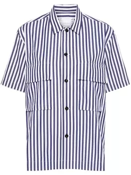 sacai рубашка Thomas Mason, синий