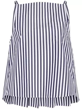 sacai топ в полоску, синий