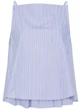 sacai топ в полоску, синий