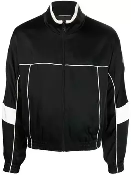 Saint Laurent бомбер с высоким воротником, черный