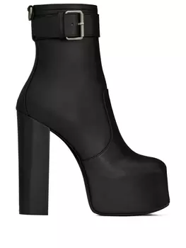 Saint Laurent ботильоны Mina, черный