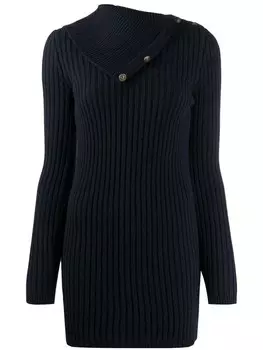 Saint Laurent джемпер с отложным воротником, синий