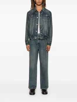 Saint Laurent джинсовая куртка, синий