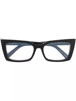Saint Laurent Eyewear очки в квадратной оправе, черный