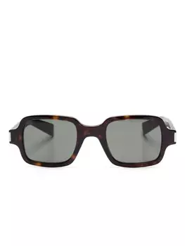 Saint Laurent Eyewear солнцезащитные очки черепаховой расцветки, черный
