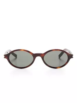 Saint Laurent Eyewear солнцезащитные очки Jeanne, коричневый