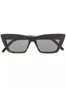 Saint Laurent Eyewear солнцезащитные очки New Wave, коричневый