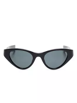 Saint Laurent Eyewear солнцезащитные очки в оправе «кошачий глаз», черный