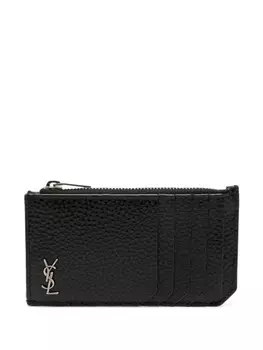 Saint Laurent картхолдер Cassandre, черный