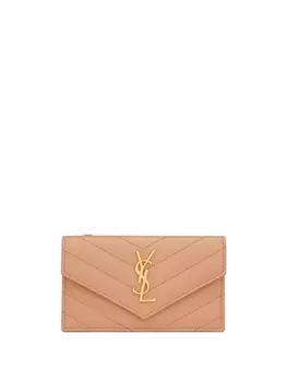 Saint Laurent картхолдер Cassandre, нейтральный цвет