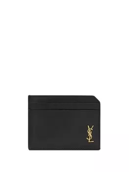 Saint Laurent картхолдер Tiny Cassandre, черный