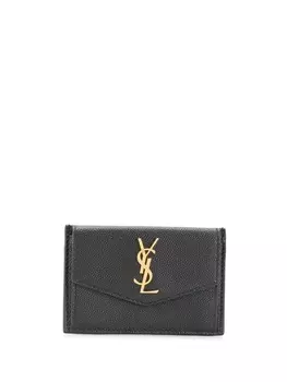 Saint Laurent картхолдер Uptown, черный