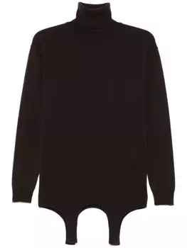 Saint Laurent кашемировый свитер, коричневый
