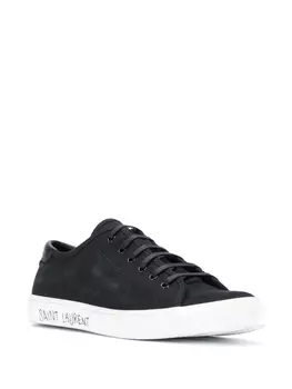 Saint Laurent кеды Malibu, черный