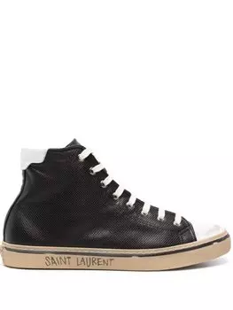 Saint Laurent кеды Malibu, черный