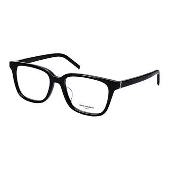SAINT LAURENT Квадратная оправа для очков Plate Frame, женская, черная