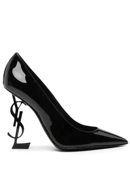 Saint Laurent лакированные туфли Opyum 110, черный