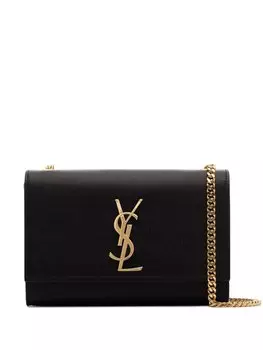 Saint Laurent маленькая сумка на плечо Kate, черный
