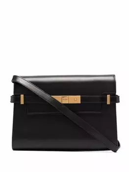 Saint Laurent маленькая сумка на плечо Manhattan, черный