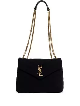 Saint Laurent маленькая сумка на плечо Loulou, синий