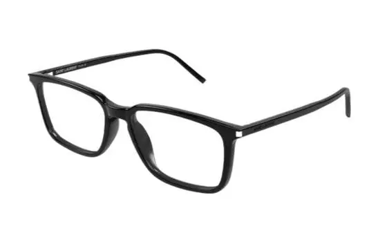 Оправа для очков Saint Laurent Logo-engraved, черный