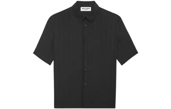 SAINT LAURENT Мужская рубашка, цвет Black