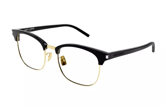 Оправа для очков Saint Laurent Unisex, черный / золотой