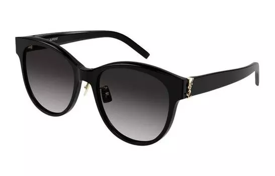 Оправа для очков Saint Laurent с логотипом, черный