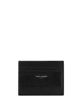 Saint Laurent париж держатель карты, черный