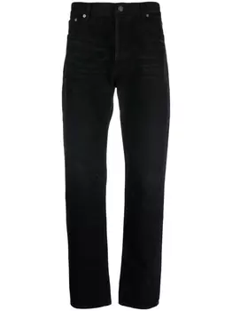 Saint Laurent прямые джинсы, черный
