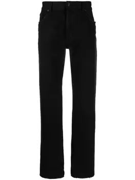 Saint Laurent прямые джинсы, черный