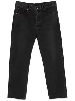 Saint Laurent прямые джинсы, черный