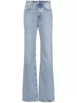 Saint Laurent прямые джинсы, синий