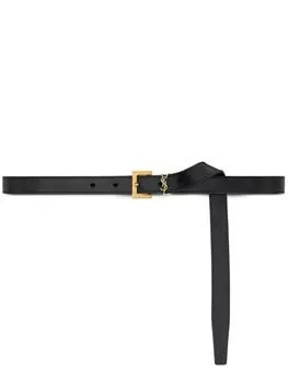 Saint Laurent ремень Cassandre, черный