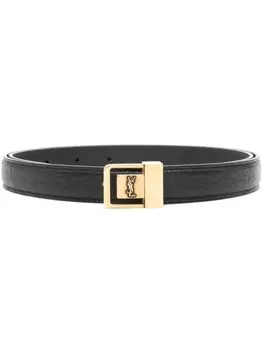 Saint Laurent ремень La 66, черный