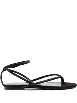 Saint Laurent сандалии Jota 05, черный