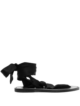 Saint Laurent сандалии Nolan 05, черный