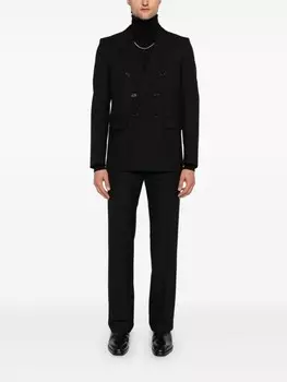 Saint Laurent шерстяной пиджак, черный