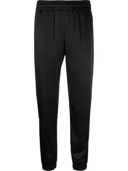 Saint Laurent укороченные спортивные брюки, черный