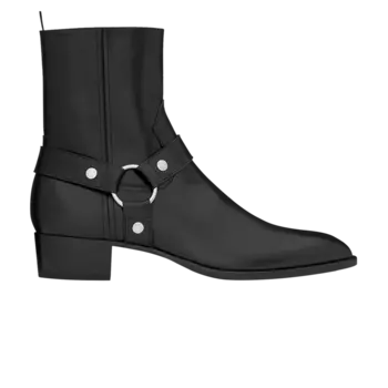 Saint Laurent Wyatt Harness Ботинки, черный