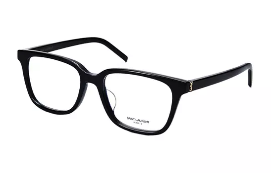 Оправа для женских очков Saint Laurent квадратная, черный