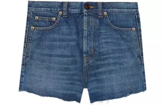 Шорты Saint Laurent женские, синий