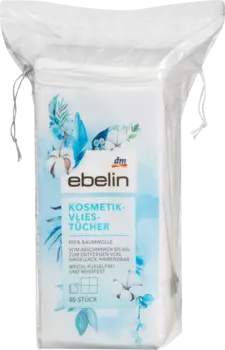 Салфетки косметические флисовые 80 шт. ebelin