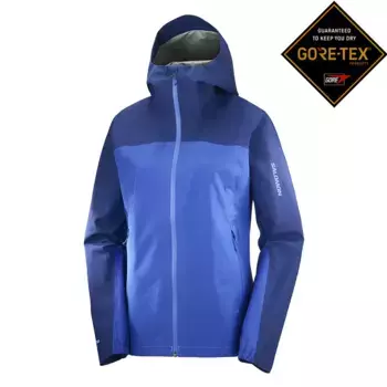 Salomon Outline GTX 2.5L Куртка софтшелл, темно-синий/синий