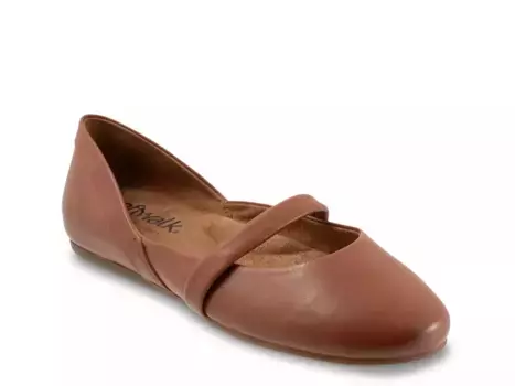 Samara Балетки Softwalk, Luggage Brown
