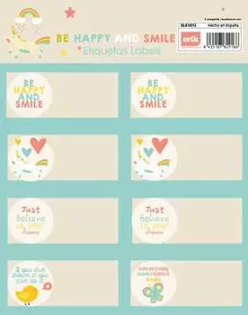 Самоклеящиеся Этикетки Be Happy Inna marka