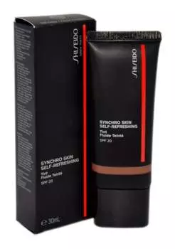 Самоосвежающая основа, Тональный крем для лица, Spf20, 525 Deep Kuromoji, 30 мл Shiseido, Synchro Skin