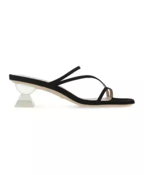 Сандали шлепанцы Stuart Weitzman, черный