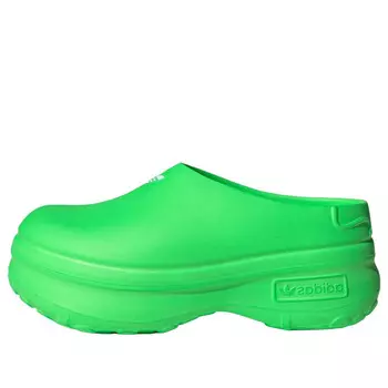 Сандалии adifom stan smith mule Adidas, зеленый