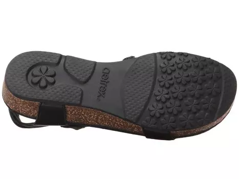Сандалии Aetrex Jillian Quarter Strap, черный